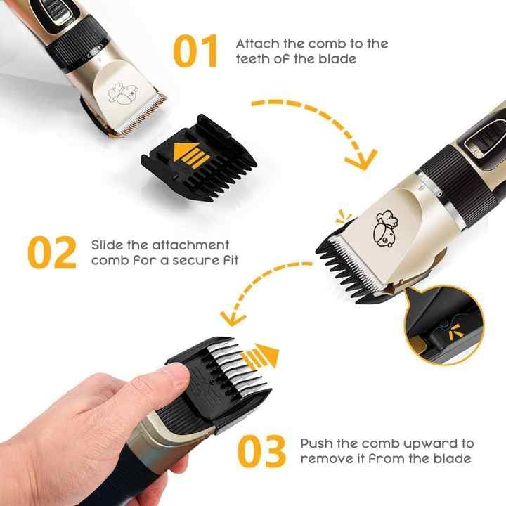 ๐พ Pet Grooming Trimmer Set โ Quiet, Safe & Easy Grooming