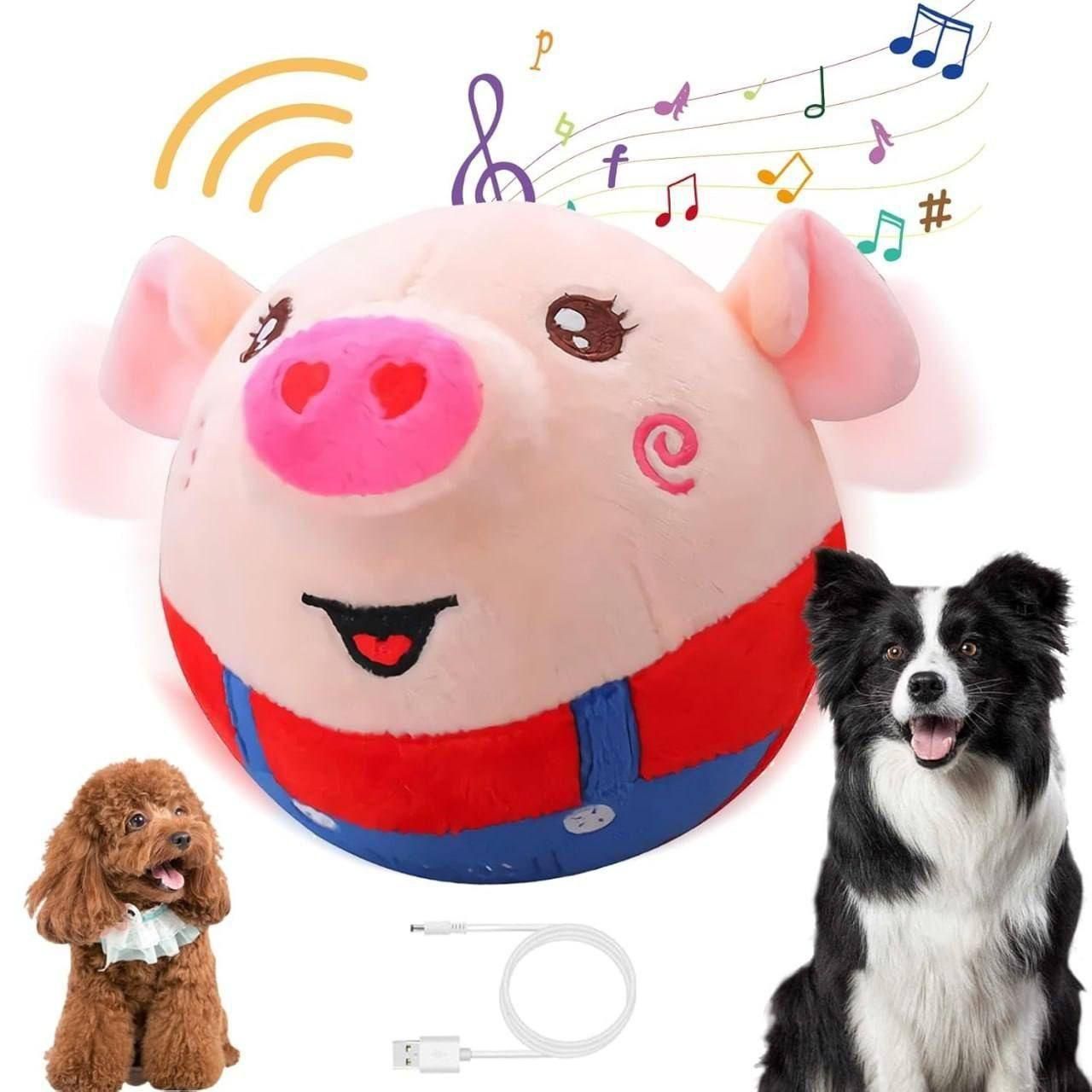 ๐ท Dancing Piggy Ball Toy โ Fun, Interactive & Exciting Playtime for Dogs