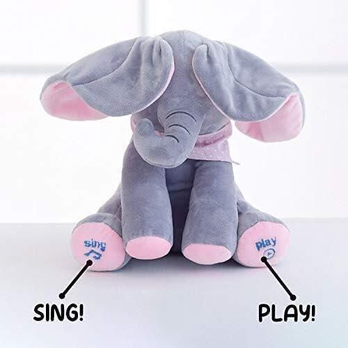 🐘 Musical Dancing Ears Elephant Soft Toy