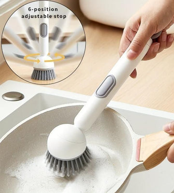 Liquid-Dispensing Rotating Brush