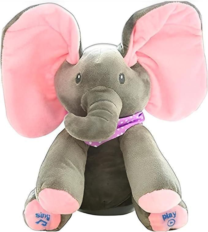 🐘 Musical Dancing Ears Elephant Soft Toy
