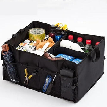 🚗 Multipurpose Car Trunk Organizer - Spacious, Durable & Foldable
