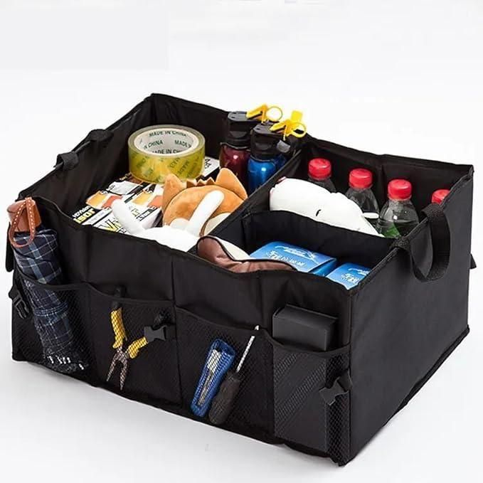 🚗 Multipurpose Car Trunk Organizer - Spacious, Durable & Foldable