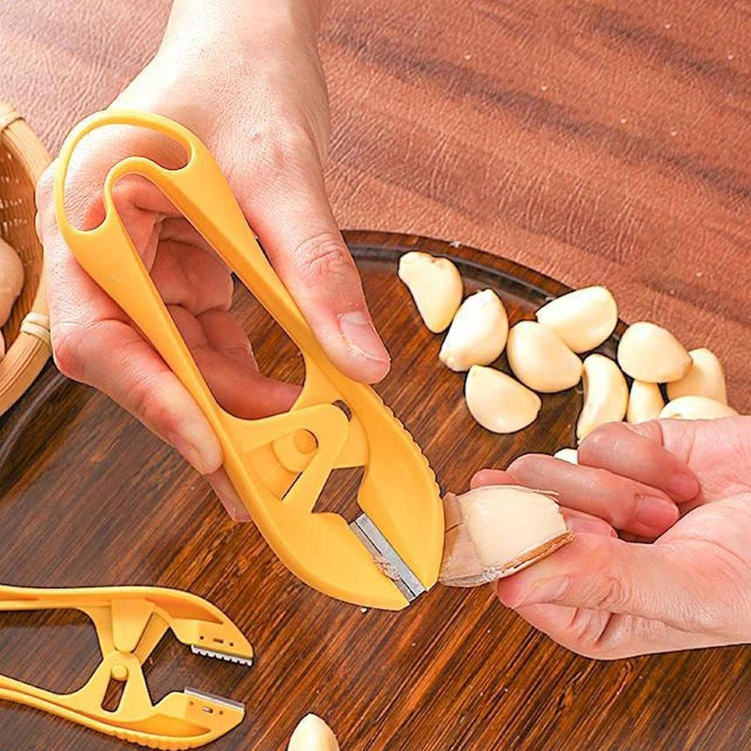 🧄 Manual Garlic Peeler (Pack of 2) – Fast, Easy & Mess-Free Peeling