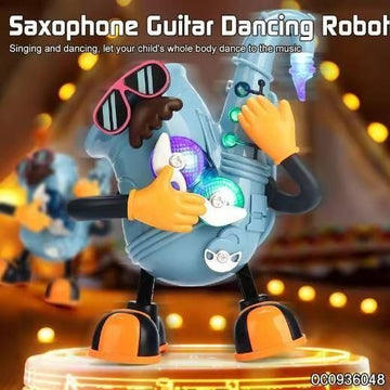 Robotic Dancing Mr. Rock – Musical Saxophone Toy with Lights & Dance Moves