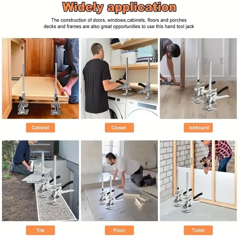 🛠️ Portable Height Adjustable Lift Jack – Strong, Stable & Multi-Purpose Lifting Tool