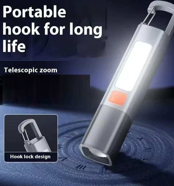 🔦 USB Charging Portable Outdoor EDC Torch