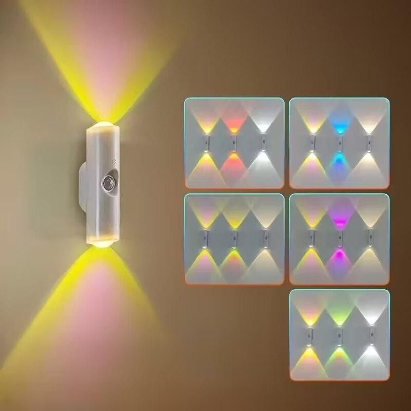 🏔️ Up & Down Lit Hill Shape Sensor LED Wall Light – Modern, Stylish & Ambient Lighting