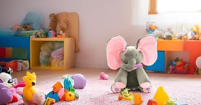 🐘 Musical Dancing Ears Elephant Soft Toy