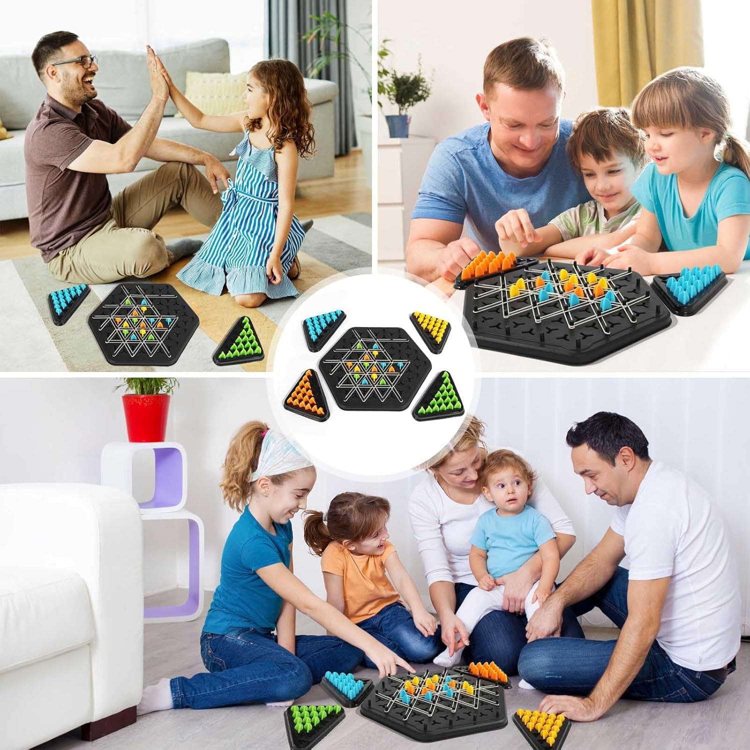 🎲 Chain Triangle Chess Game – Fun, Smart & Engaging  Strategy | Family Fun | Skill-Building