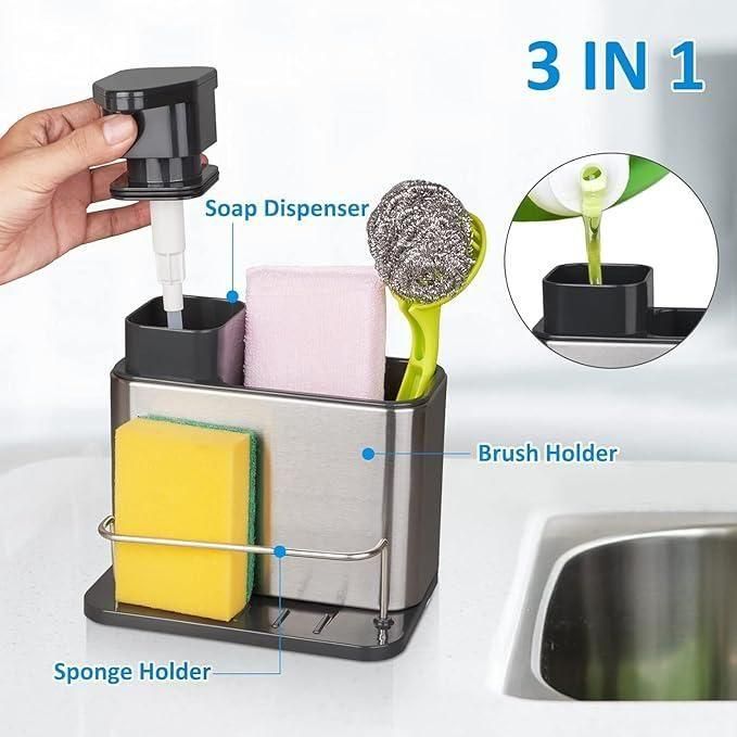 3-in-1 Kitchen Sink Caddy Stand