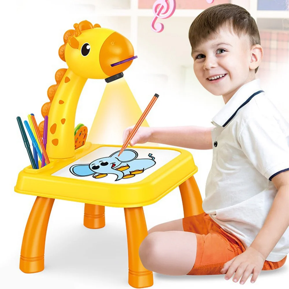 🎨 Projector Drawing Desk – Creative, Educational & Fun for Kids