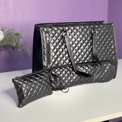 Tote Bag With Laptop + Insulated Tiffin Compartment