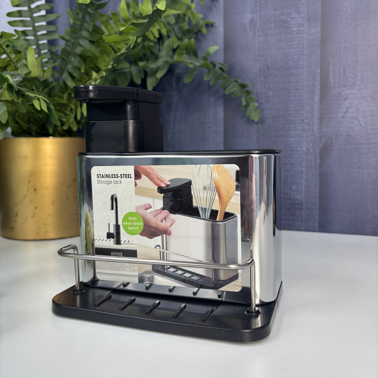 3-in-1 Kitchen Sink Caddy Stand