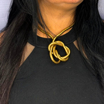 Multi-Styling Bendable Necklace – Elegant Gold Plated Jewelry for Women