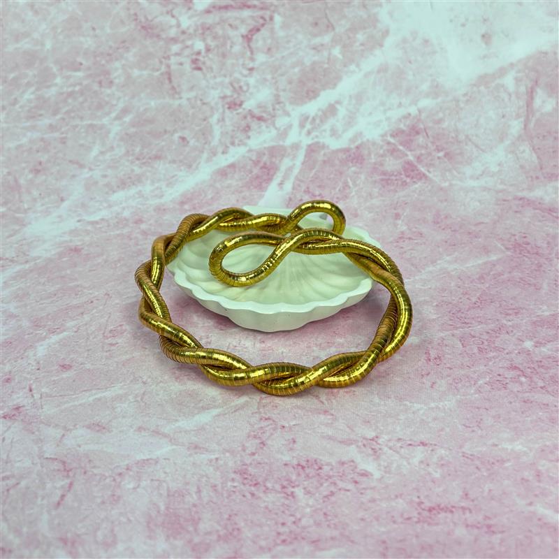 Multi-Styling Bendable Necklace – Elegant Gold Plated Jewelry for Women