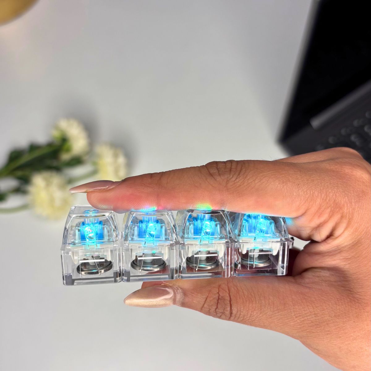 Keyboard Fidget Keychain