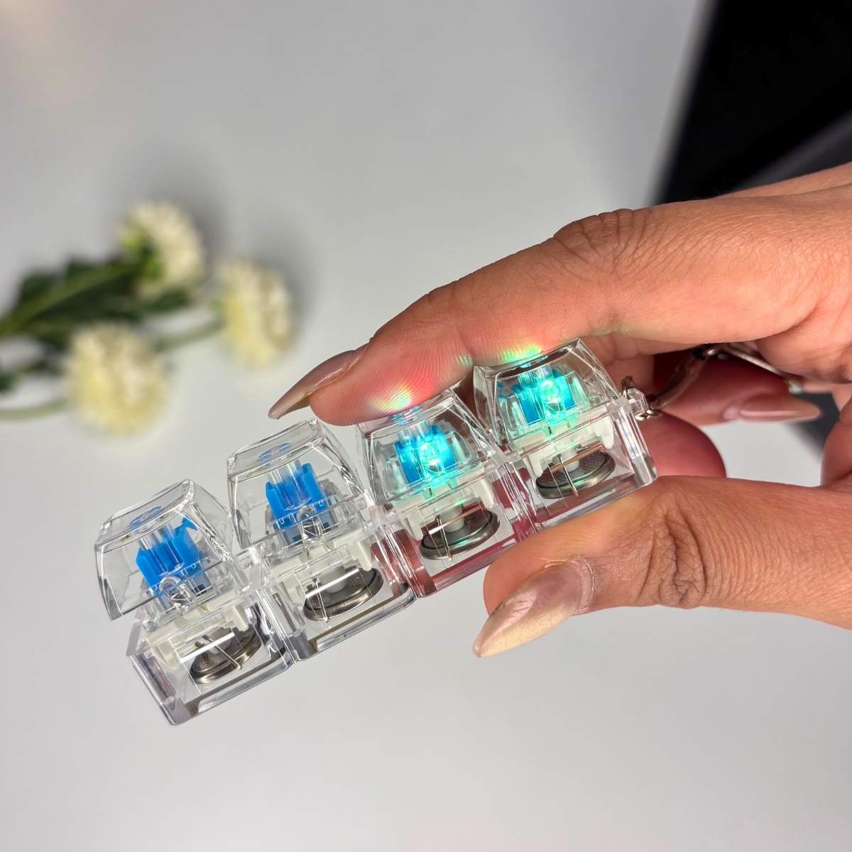 Keyboard Fidget Keychain