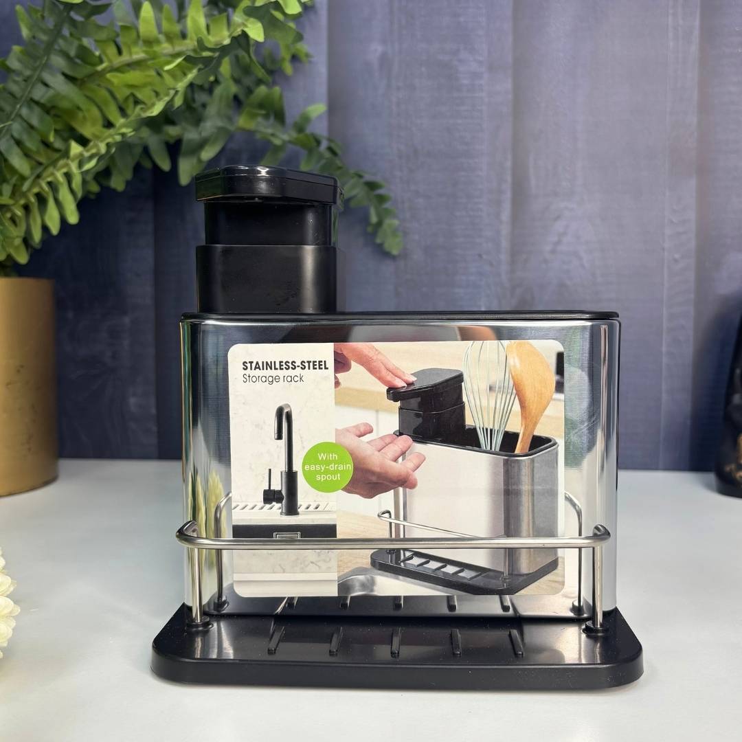 3-in-1 Kitchen Sink Caddy Stand