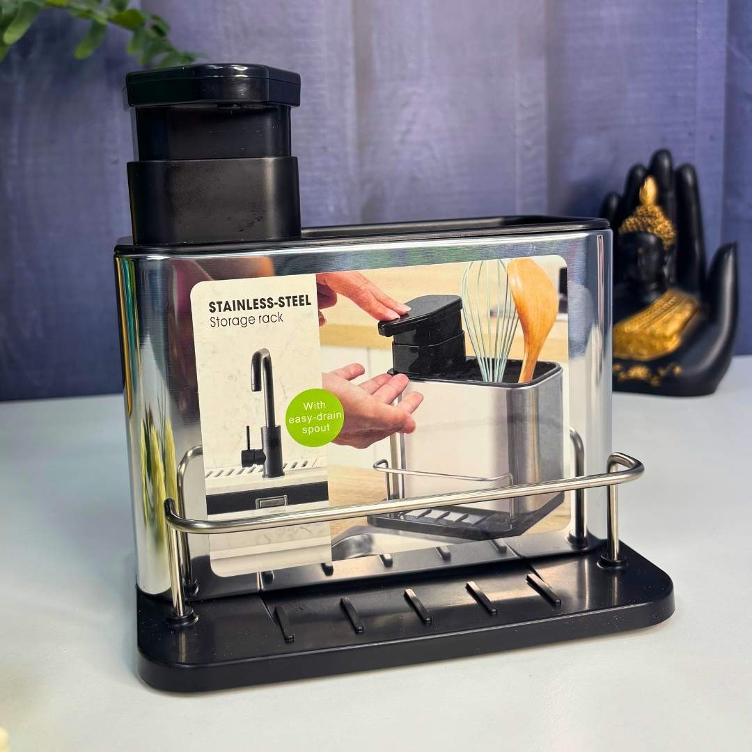 3-in-1 Kitchen Sink Caddy Stand