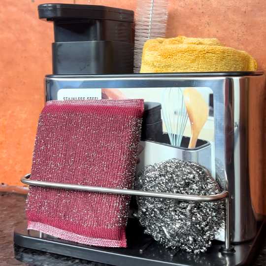 3-in-1 Kitchen Sink Caddy Stand