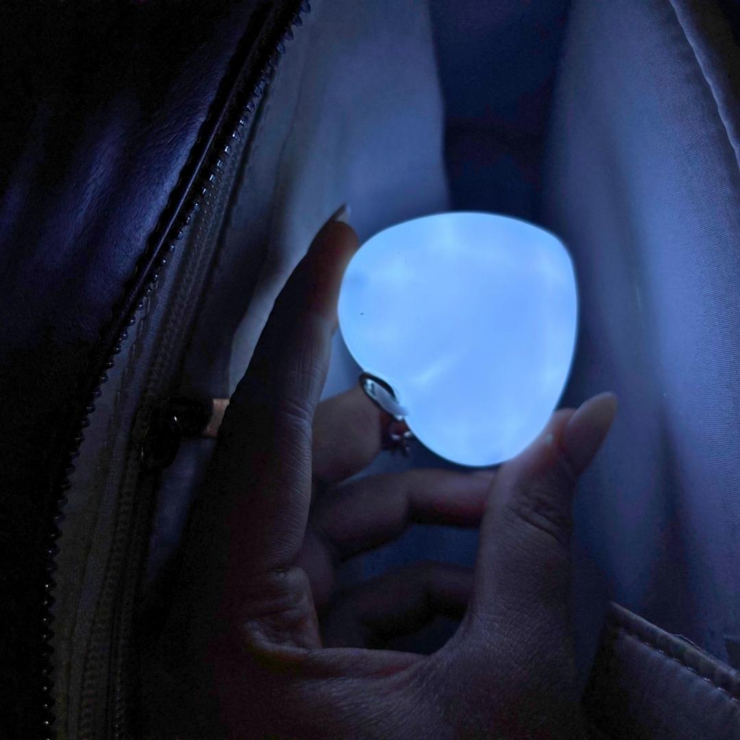 Sensor Touch Heart Light Keychain